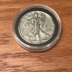 1945 Walking Liberty Silver Half Dollar Coin